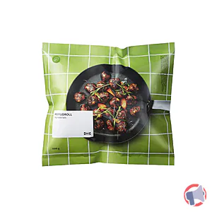 Rappel produit HUVUDROLL VEGETABLE BALLS 1000G IKEA