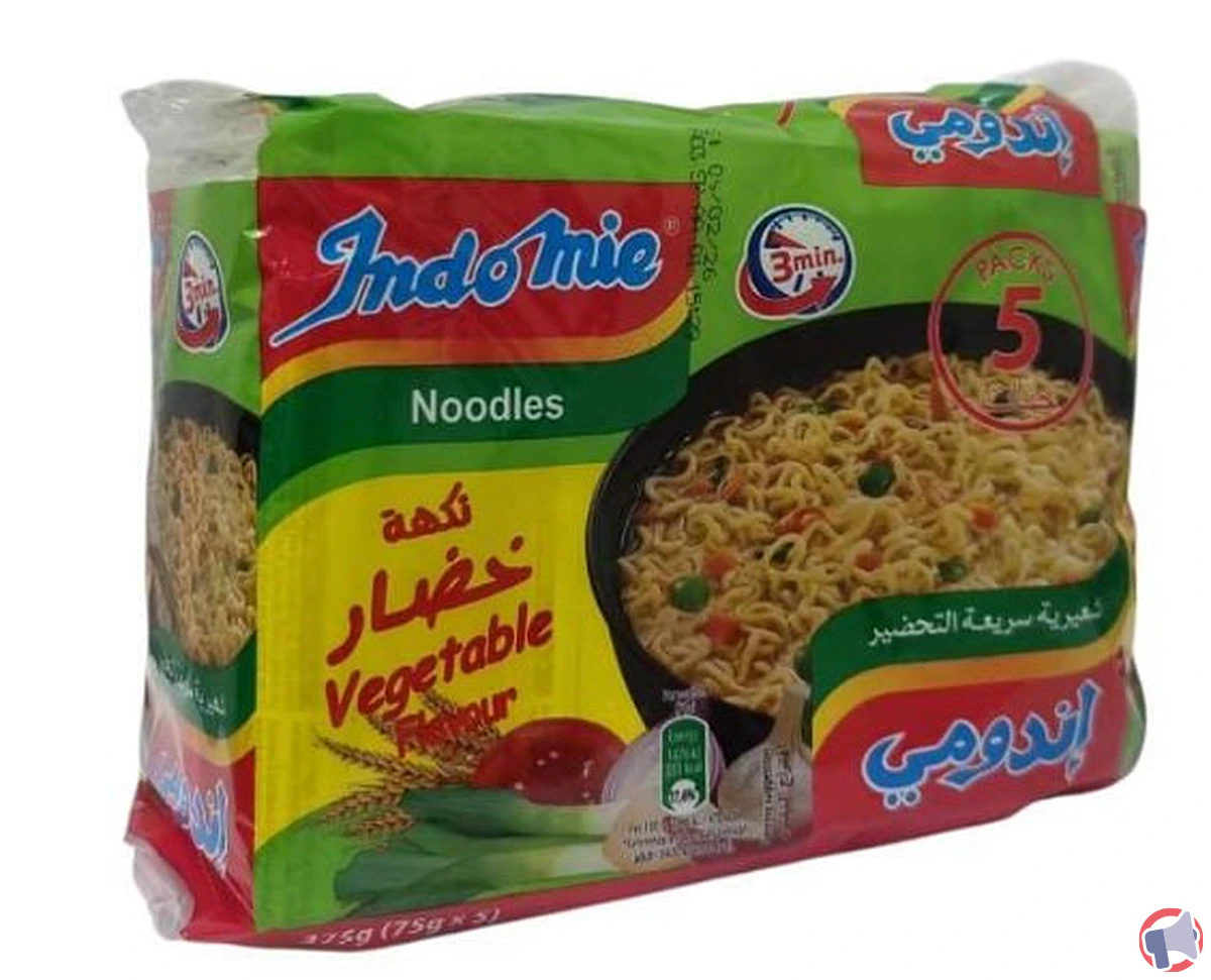 Rappel : indomie nouilles instantanées légumes - alerte consommateurs