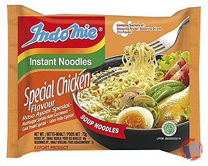 Rappel produit SOUPE NOUILLES POULET SPÉCIAL INDOMIE 40*75 G INDOMIE