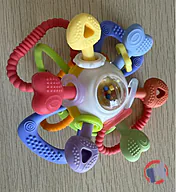 Rappel produit Infinno Jouet Dentition &Hochet Bébé 0-12 Mois Avec Anneau à Tirer (Baby Atomic Ball Teether Toy) Infinno (photo numéro 1)