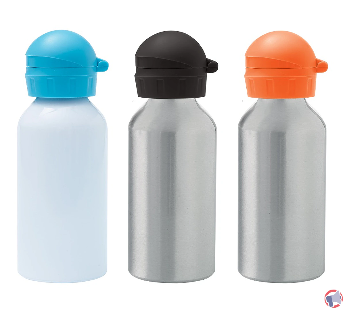 Rappel : gourde en aluminium 40 cl blanche « initiatives » (quoi faire si vous en avez une)