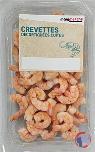 Rappel produit CREVETTES DECORTIQUEES CUITES INTERMARCHÉ