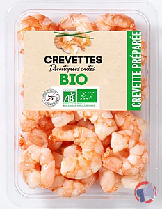 Rappel produit Crevettes natures BIO 100g Intermarché