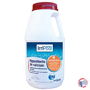 Rappel produit Hypochlorite de calcium granulés 2 KG IRRIPOOL