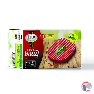 Rappel produit STEAK HACHE 100% PUR BŒUF 800G - SURGELE ISLA MONDIAL