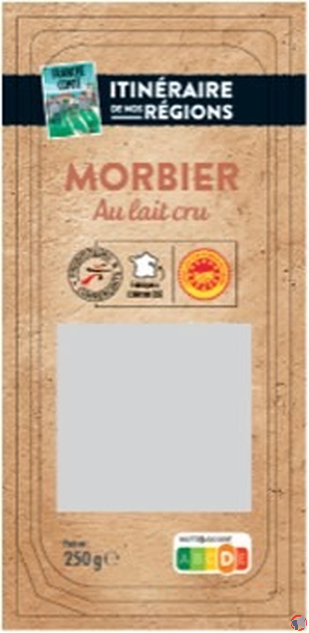 Rappel produit : morbier AOP lait cru de la marque Itinéraire de nos régions