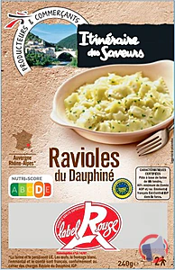 Rappel produit Ravioles du Dauphiné- Barquette 240G Itinéraire des Saveurs