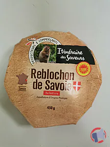 Rappel produit Reblochons de Savoie AOP 450G ITINERAIRE DES SAVEURS