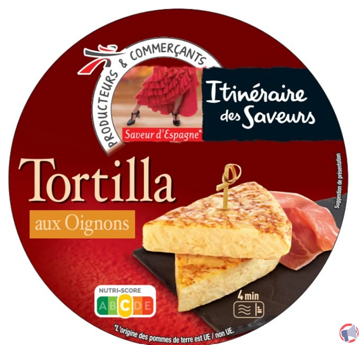 Rappel du produit : itineraire saveurs tortilla oignons 500g – informations et précautions