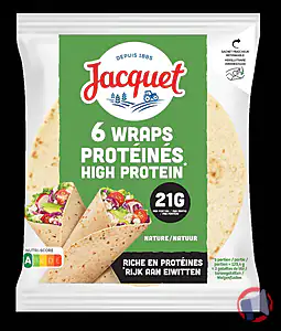 Rappel produit WRAPS PROTEINES NATURE JACQUET
