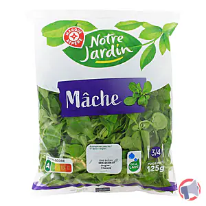 Rappel produit BOUQUET DE MACHE 125G - NOTRE JARDIN NOTRE JARDIN