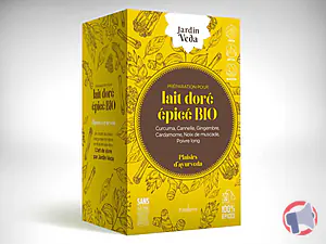 Rappel produit LAIT DORE EPICE BIO JARDIN VEDA