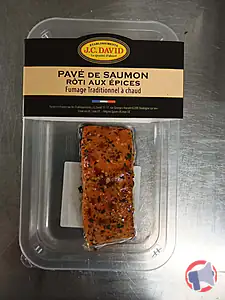 Rappel produit Pavé de saumon rôti aux épices JC DAVID