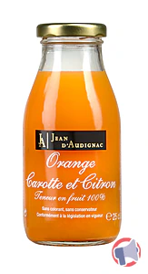Rappel produit Jus d'orange, carotte et citron Jean d'Audignac