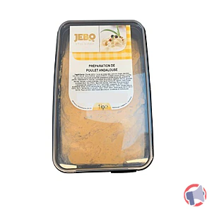 Rappel produit Préparation de poulet andalouse JEBO