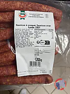 Rappel produit Saucisse à croquer ± 1,3 kg JECA (photo numéro 1)