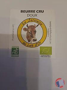 Rappel produit LOT BEURRE 06/02/2025 LA JERSIAISE AU LAIT D'OR