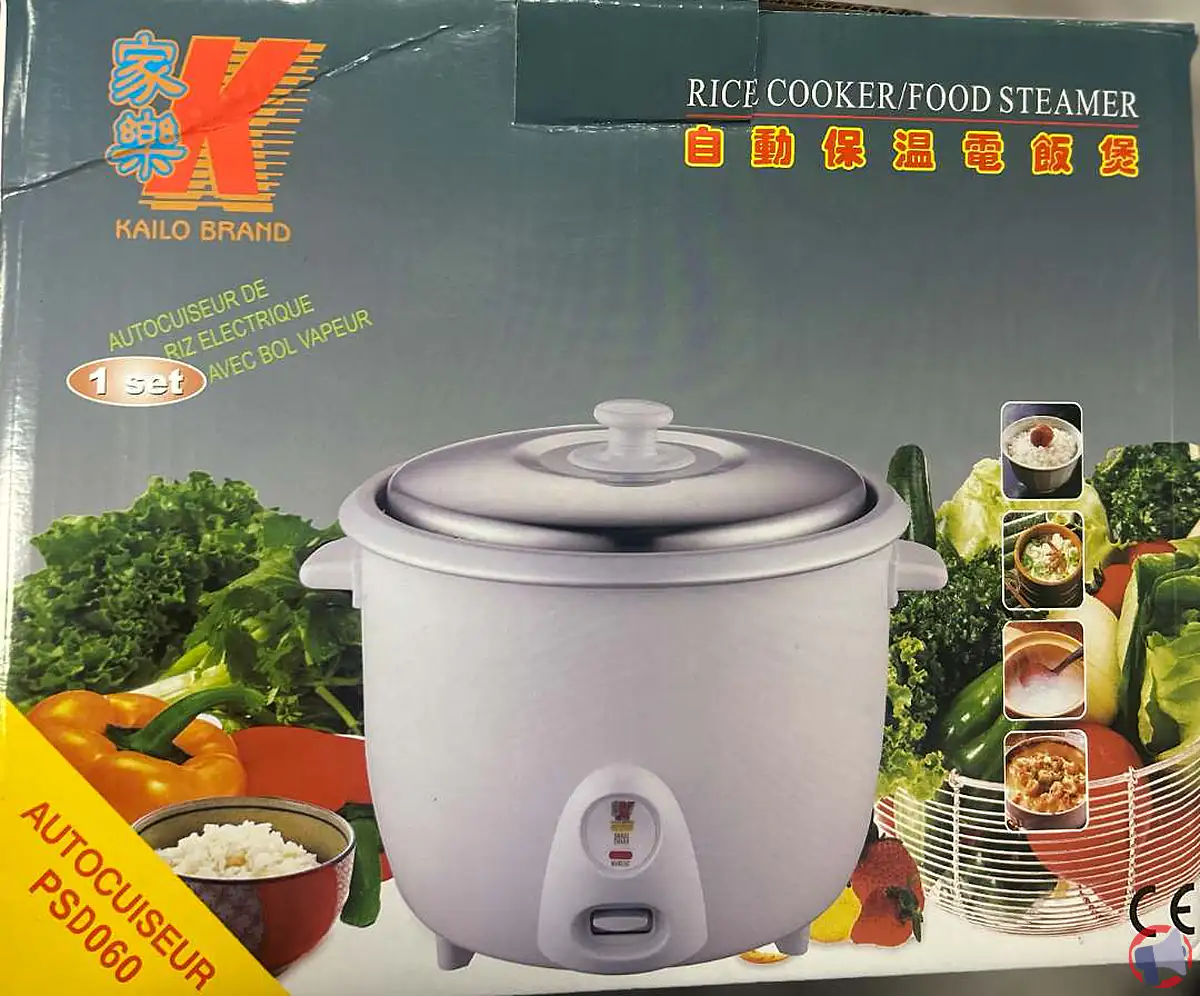 Kailo autocuiseur riz psd060 06l : rappel et informations essentielles