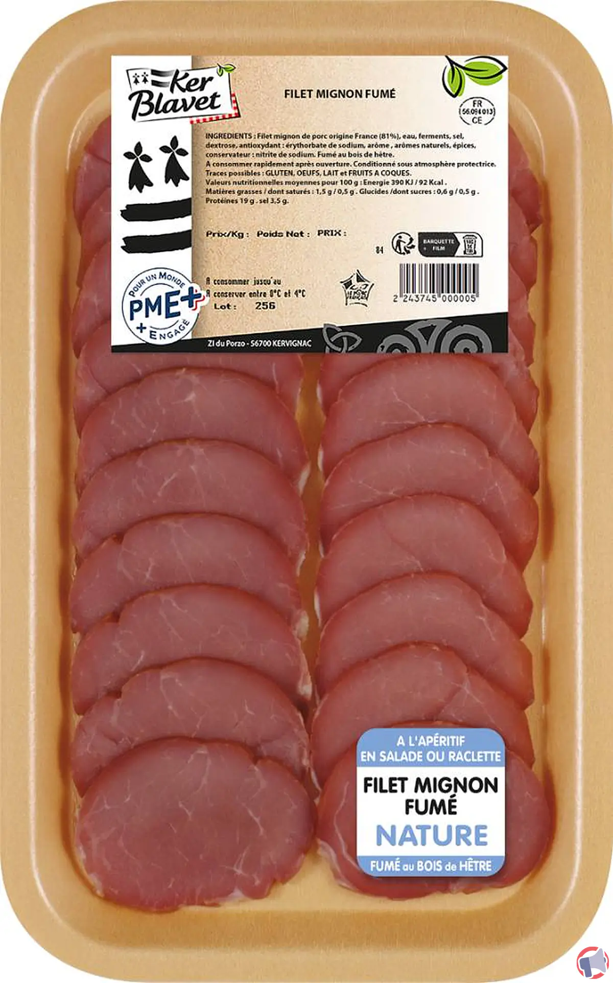 Rappel Ker Blavet : filet mignon fumé — risques, conseils et procédures