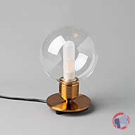 Rappel produit Lampe de chevet vintage dorée en verre - Giani Kosilum (photo numéro 1)