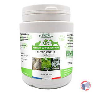 Rappel produit Complexe Coeur Bio (Aliment complémentaire pour animaux) Laboratoire Floralpina