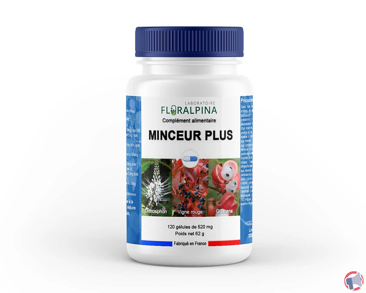 Rappel produit : compléments alimentaires Minceur Plus de Laboratoire Floralpina