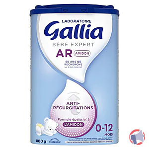Rappel produit GALLIA BEBE EXPERT AR AMIDON 0-12mois 800G LABORATOIRE GALLIA