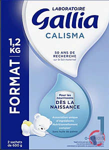 Rappel produit GALLIA CALISMA 1er AGE 0-6 mois 1,2 KG LABORATOIRE GALLIA