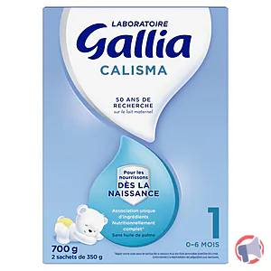 Rappel produit GALLIA CALISMA 1er AGE 0-6 mois 700G LABORATOIRE GALLIA