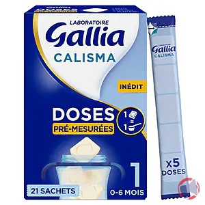 Rappel produit GALLIA CALISMA DOSES 1ER AGE 0-6mois LABORATOIRE GALLIA
