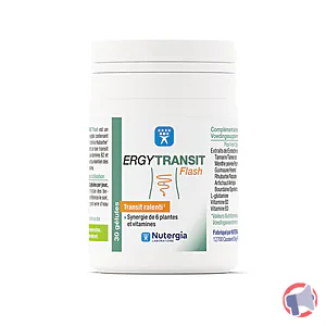 Rappel produit ERGYTRANSIT FLASH Laboratoire NUTERGIA