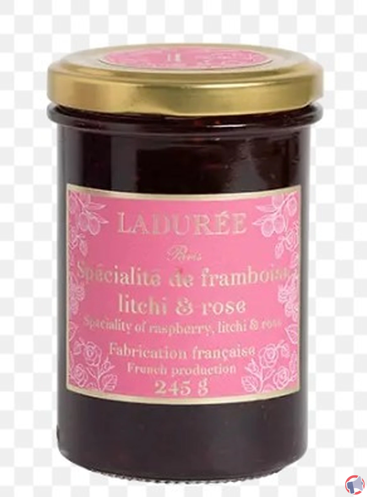 Alerte de rappel : spécialité de framboise lichi rose de Ladurée