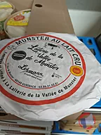Rappel produit Munster AOP de la Vallée au lait cru Laiterie de la Vallée (photo numéro 1)
