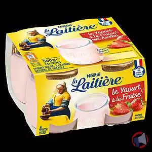 Rappel produit YAOURT A LA FRAISE 4X125G LA LAITIERE