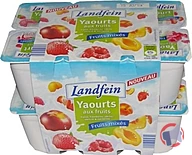 Rappel produit Yaourt aux fruits mixés 12x125g -1,5kg LANDFEIN LANDFEIN (photo numéro 1)