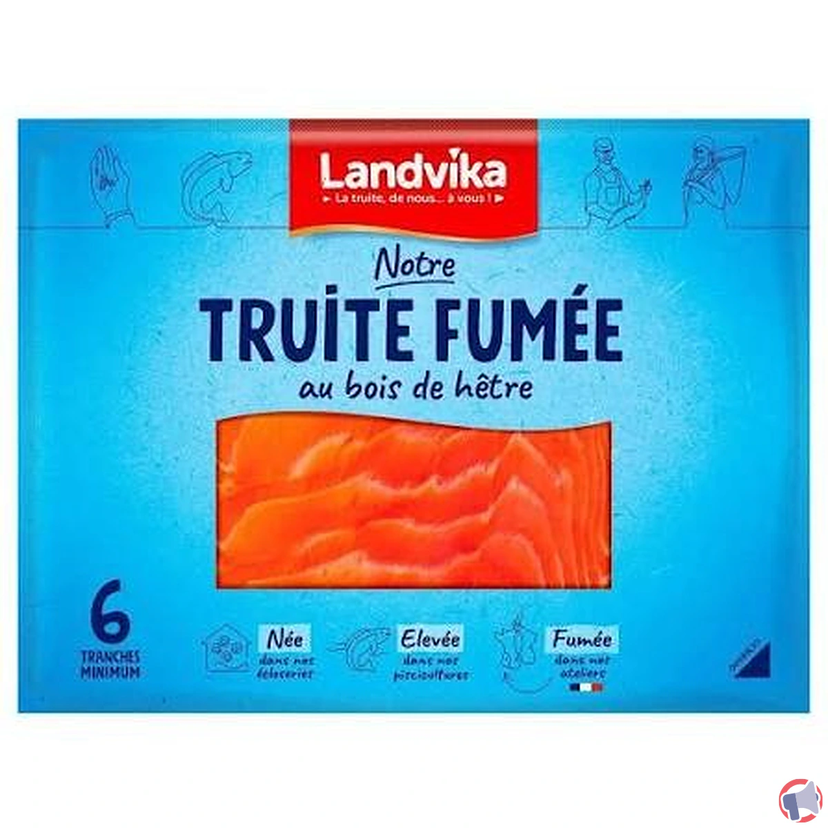 Rappel landvika : truite fumée, ne consommez pas le produit concerné