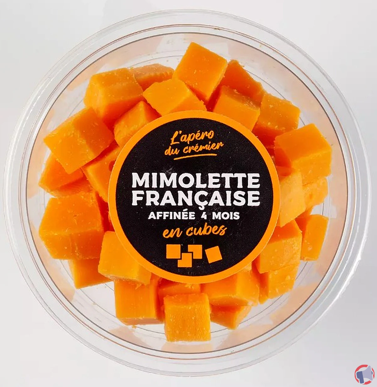 Rappel de produit : Dés de Mimolette affinée de la marque L'Apéro du Cremier