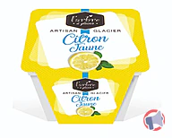 Rappel produit Crème glacée Citron jaune 0,75L L'arbre à glaces