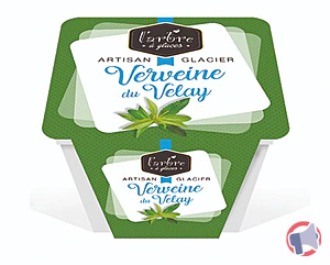 Rappel produit Crème glacée Verveine du Velay 0,75L L'arbre à glaces