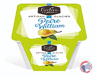 Rappel produit Sorbet plein fruit Poire Williams 0,75L L'arbre à glaces