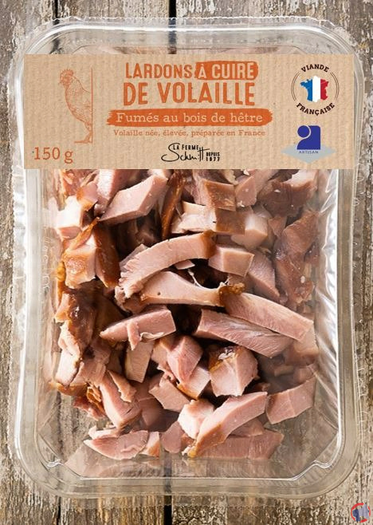 Rappel de produit : lardon de volaille à cuire 150g en raison de la présence de Listeria