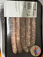 Rappel produit CHIPOLATAS PORC SALAISON L'ATELIER (photo numéro 1)