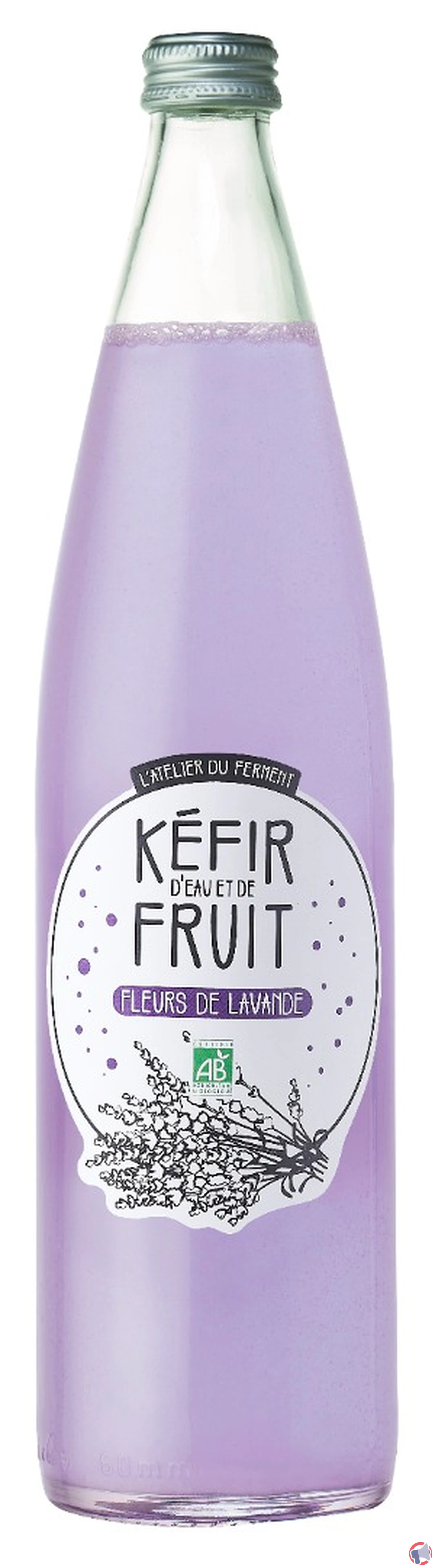 Rappel produit : kéfir d'eau et de fruit fleurs de lavande de L'Atelier du Ferment