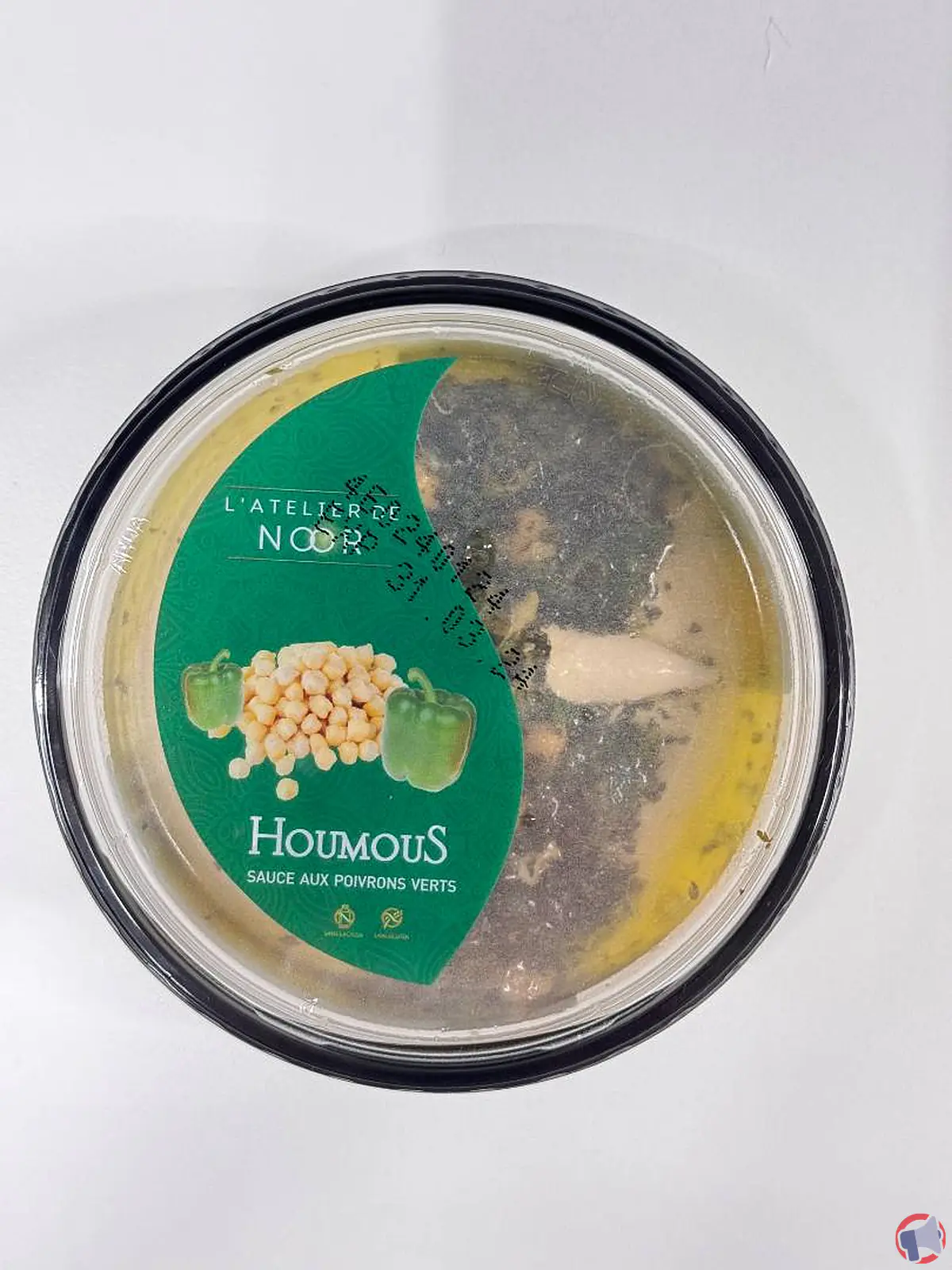 Rappel de produit : Houmous sauce aux poivrons verts de la marque L'Atelier de Noor