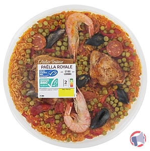 Rappel produit PAELLA ROYALE 900G L'ATELIER TRAITEUR
