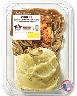 Rappel produit POULET ECRASE DE POMMES DE TERRE AUX CHAMPIGNONS DE PARIS 300G L’ATELIER TRAITEUR (photo numéro 1)