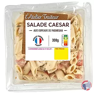 Rappel produit SALADE CAESAR 300G - L'ATELIER TRAITEUR L'ATELIER TRAITEUR