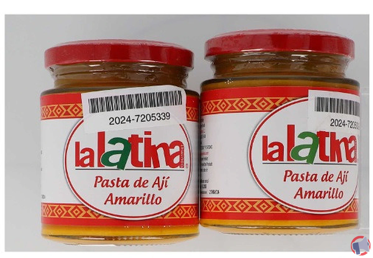 Rappel de produit : pâte de piment La Latina Pastas