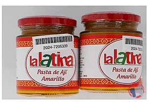 Rappel produit Pasta de Aji Amarillo (Pâte de piment) La Latina Pastas