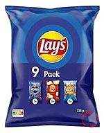Rappel produit Mini-paquets de chips Lay's – Lot de 9 LAY'S (photo numéro 1)